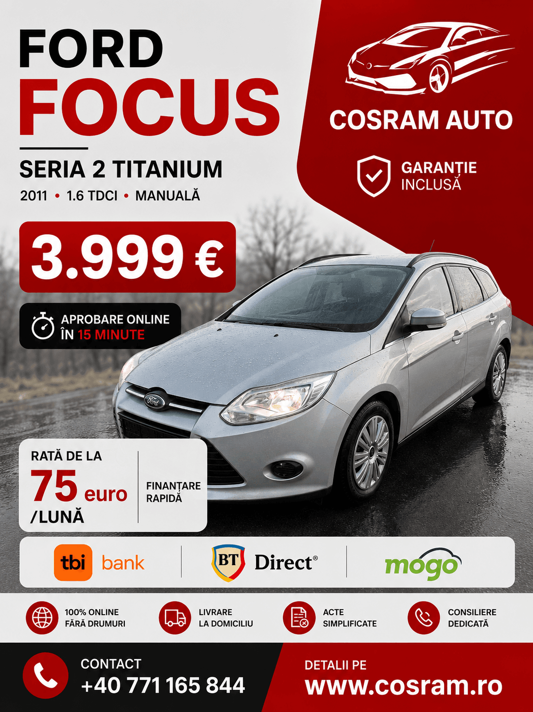 FORD  FOCUS 2012 · 1.6 PRETABIL GPL